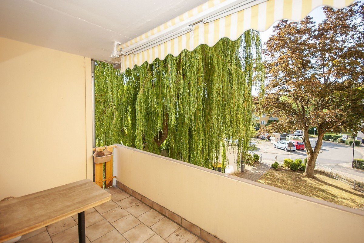 Sonniger Balkon in Wohnung Goslar-J�rgenohl Immobilienmakler Goslar