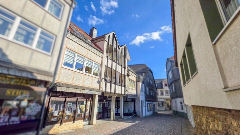 Aussenansicht Goslar Etagenwohnung Zwei Zimmer mit Balkon im Herzen von Goslar
