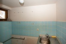 K�che 1-Zimmer-Wohnung mit Westbalkon - ideales Feriendomizil mit Potenzial