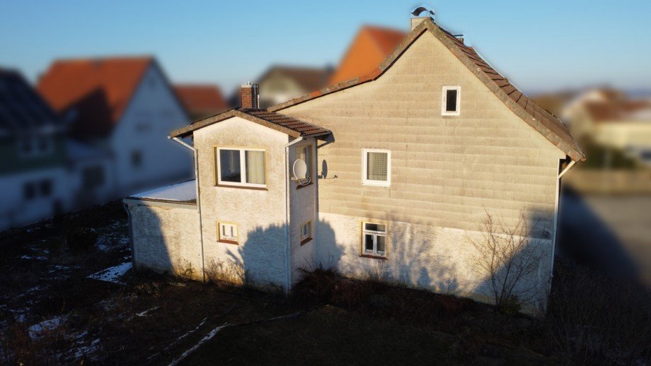 Drohnenaufnahme Einfamilienhaus Langelsheim