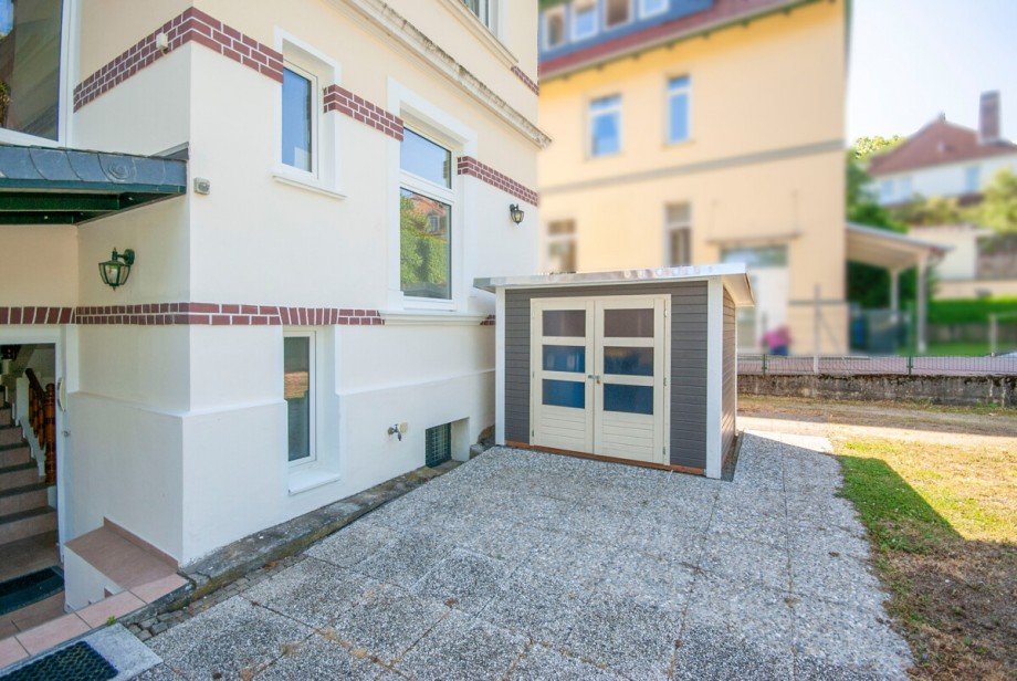 Terrasse Doppelhaush�lfte Bad Harzburg