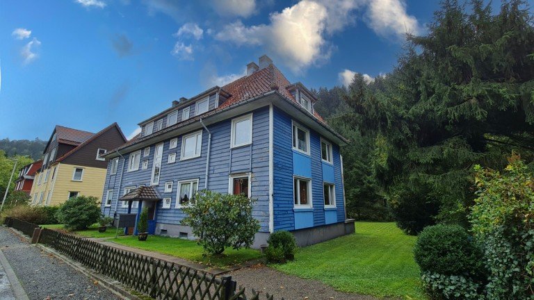 Stra�enansicht 2 Langelsheim / Lautenthal Erdgeschosswohnung Erdgeschosswohnung in Lautenthal