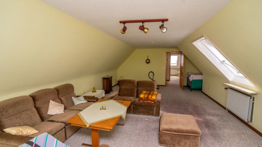 Wohnzimmer Anbau DG Doppelhaush�lfte Liebenburg / Gro� D�hren