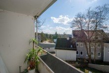 Balkon 1-Zimmer-Wohnung mit Westbalkon - ideales Feriendomizil mit Potenzial