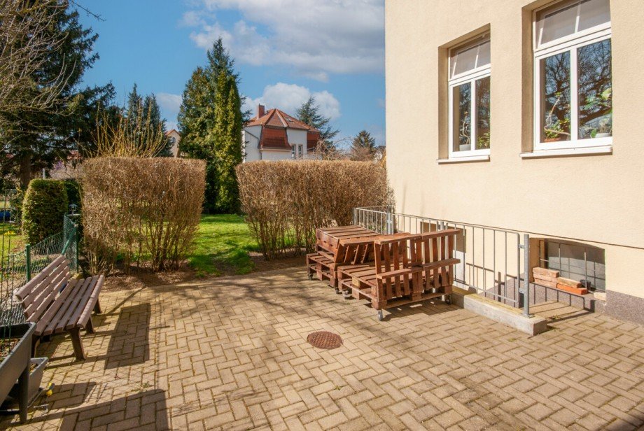 Terrasse Erdgeschosswohnung Halberstadt