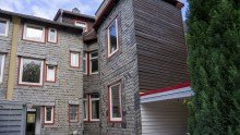 R�ckansicht Gepflegte Wohnung mit Garten in Goslar