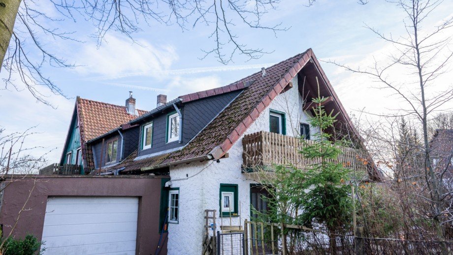 Hofansicht Haus Hahnenklee Zweifamilienhaus Goslar / Hahnenklee