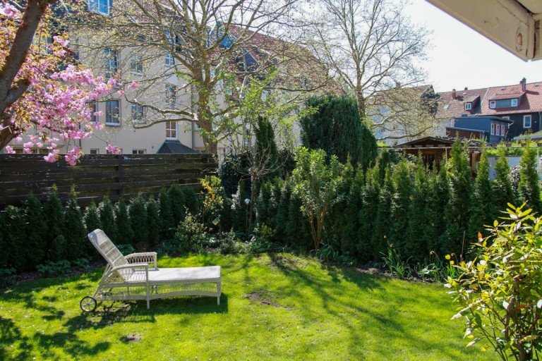 Garten Goslar Erdgeschosswohnung F�r Stadtmenschen mit gr�nem Herz