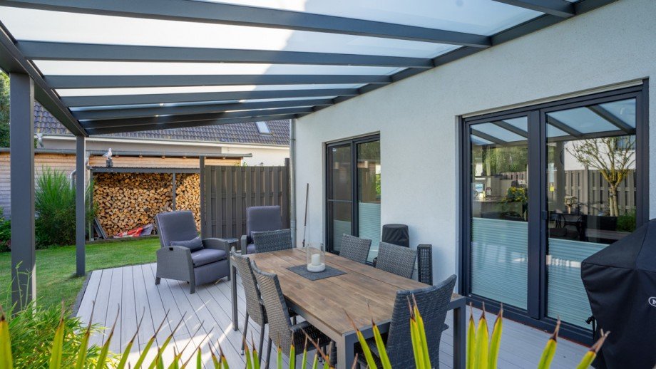 �berdachte Terrasse Einfamilienhaus Braunschweig / Watenb�ttel