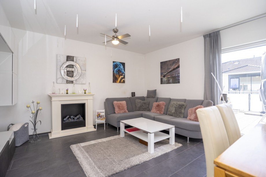 Wohnzimmer Penthousewohnung Braunschweig / Lamme