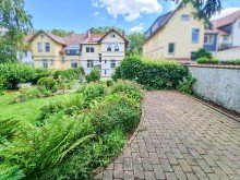 Garten mit Terrasse Vielseitige Doppelhaush�lfte in Bad Harzburg mit zwei Wohneinheiten