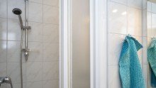 Duschbad Helle Ferienwohnung mit Balkon in Hahnenklee