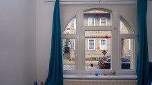 Wohnzimmer Gepflegte Wohnung mit Garten in Goslar