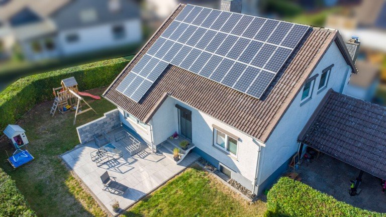 Drohnenaufnahme Langelsheim Einfamilienhaus Modernisiertes Haus in ruhiger Lage f�r Familien