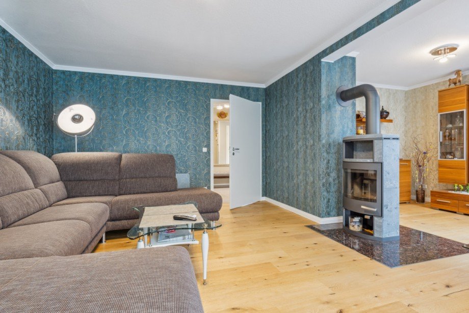 Wohnzimmer Doppelhaush�lfte Marxen
