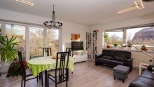 Wohnzimmer Einfamilienhaus auf naturnahem Grundst�ck in Adenb�ttel