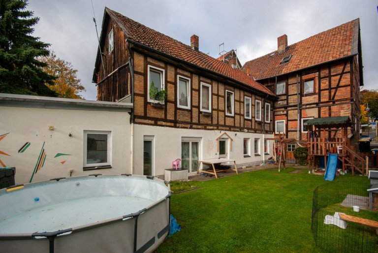 Garten Goslar Mehrfamilienhaus Voll vermietetes Mehrfamilienhaus in der Innenstadt Goslars