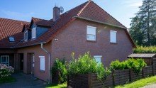 Hausansicht Reihenendhaus mit Fu�bodenheizung in Hillerse