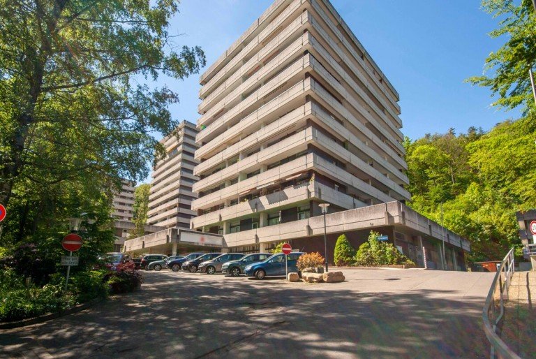 Aussenansicht Bad Harzburg Dachgeschosswohnung Eigentumswohnung mit gro�em Westbalkon in Bad Harzburg