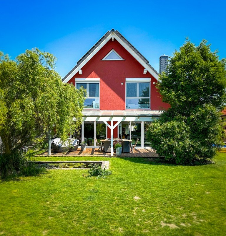 Au�enansicht Wolfsburg Einfamilienhaus Verkauft: Traumhaftes Architektenhaus mit Effizienzklasse A+